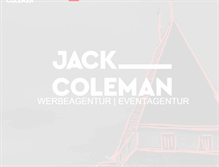 Tablet Screenshot of jack-coleman.com